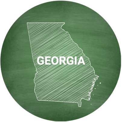 Georgia Map round image