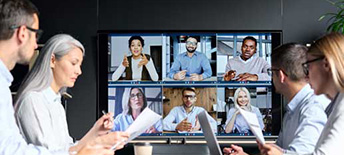 Hybrid live and teleconferencing