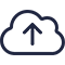 Cloud icon arrow up