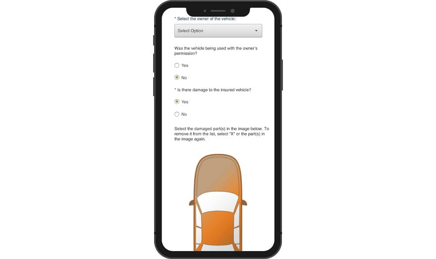 insurance screenshot